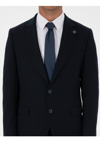 Erkek Lacivert Ex. Slim Fit Takım Elbise 50305683-VR033