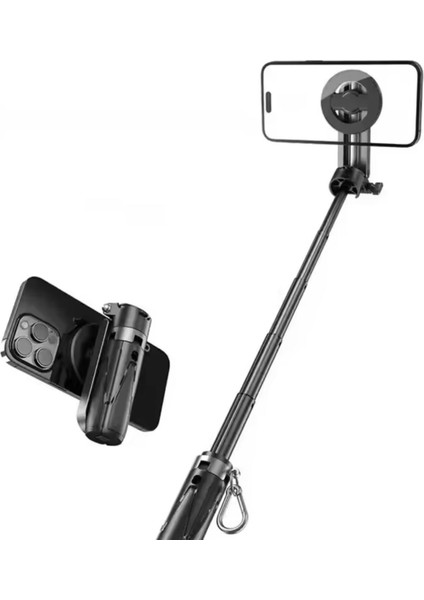 iPhone 14 Pro Max Uyumlu Magsafe Profesyonel Tripod 360 Döner Başlık Hafif Taşınabilir Selfie fiyatları