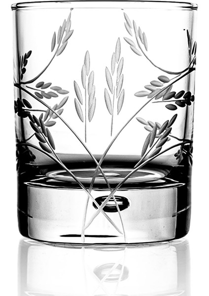 Bubble 6lı Viski Bardağı 240cc Sürgün Desenli