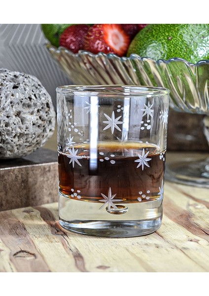 Bubble 6lı Viski Bardağı 240cc Sema Desenli fiyatları