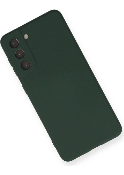 Newface Samsung Galaxy S21 Kılıf Nano Içi Kadife Silikon - Koyu Yeşil modelleri