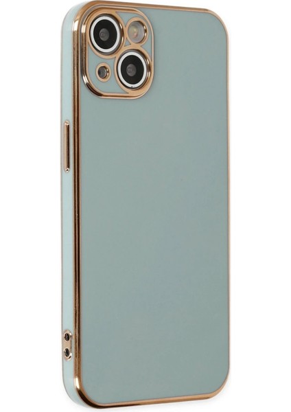 Newface iPhone 13 Kılıf Volet Silikon - Açık Yeşil