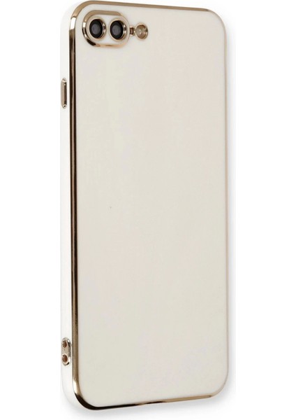 Newface iPhone 7 Plus Kılıf Volet Silikon - Beyaz