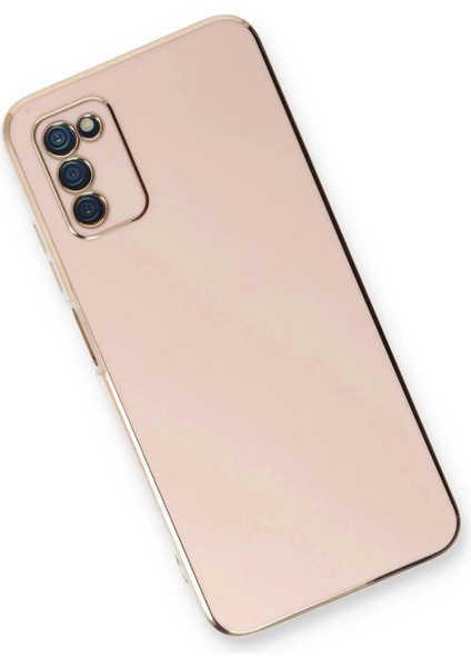 Newface Samsung Galaxy A03S Kılıf Volet Silikon - Pembe modelleri