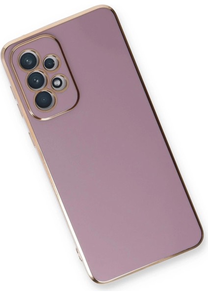 Newface Samsung Galaxy A53 5g Kılıf Volet Silikon - Mor modelleri