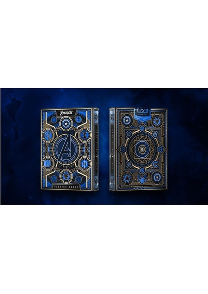 Avengers Blue Mavi Premium Oyun Kağıdı Koleksiyonluk Iskambil Kartları fiyatları