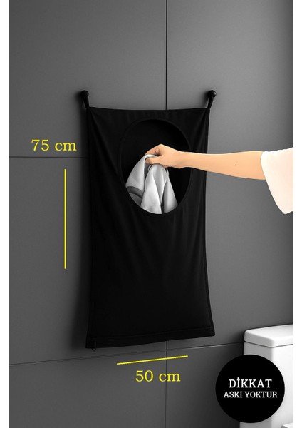 Kapı Arkası ve Duvar Asılabilir Kirli Çamaşır Sepeti – Siyah Fermuarlı, Oyuncak ve Çamaşır Organizer fiyatları