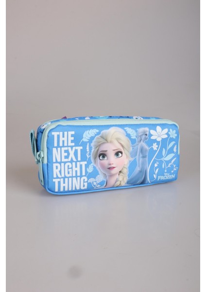 Lisanslı Frozen Elsa Kalem Çantası,yıldız Kalemtraş,silgi,kurşun ve Versatil Uçlu Kalem Seti