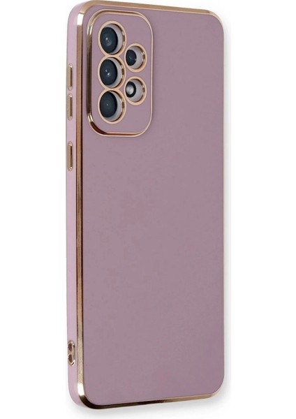 Newface Samsung Galaxy A33 5g Kılıf Volet Silikon - Mor