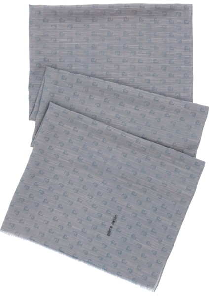 Kadın Gri Ipek Karışımlı Şal 50307661-VR024