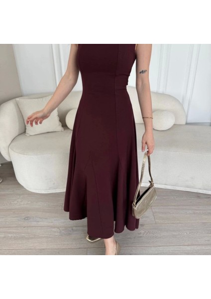 Irt Dekolteli Kolsuz Uzun Elbise Ürdüm fiyatları