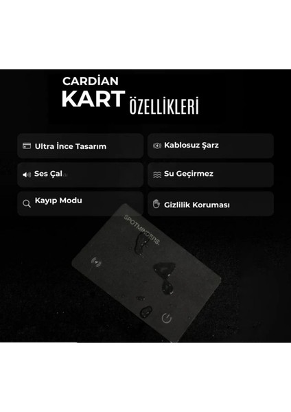 Ince Gps Takip Kartı Smarttag uygulamasi ile tam entegre - araba motor valiz değerli eşyalar için
