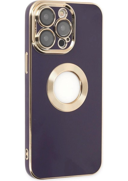 Newface iPhone 13 Pro Max Kılıf Store Silikon - Derin Mor