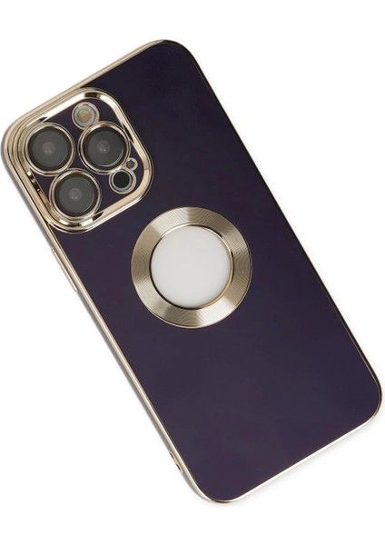 Newface iPhone 13 Pro Max Kılıf Store Silikon - Derin Mor modelleri