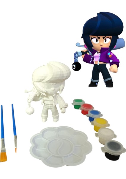 Bibi Karakteri 3D Figür Boyama Seti modelleri