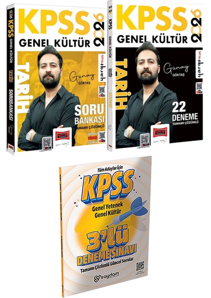 2026 Kpss Tarih Soru Bankası 22 Deneme - 3 Deneme