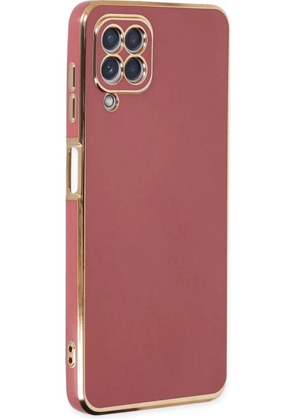 Newface Samsung Galaxy A22 Kılıf Volet Silikon - Kırmızı
