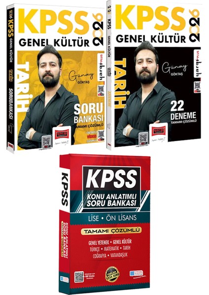 2026 Kpss Tarih Soru Bankası 22 Deneme - Lise Önlisans Konu Ant. Soru