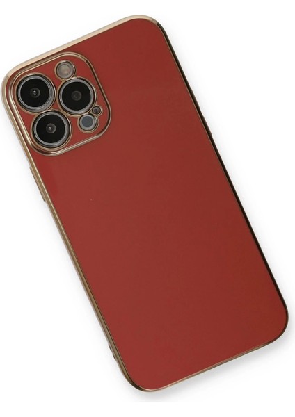 Newface iPhone 13 Pro Max Kılıf Volet Silikon - Kırmızı modelleri