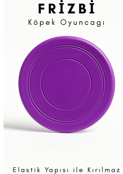 Frizbi Köpek Oyuncağı Elastik Kırılmaz Yapıda Casapetra