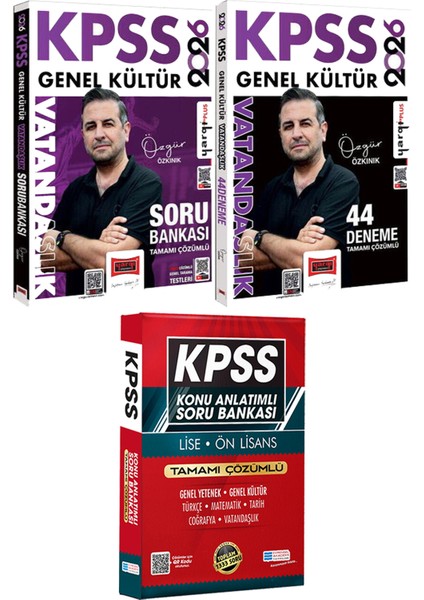 2026 Kpss Vatandaşlık Soru Bankası 44 Deneme - Lise Önlisans Konu Ant. Soru