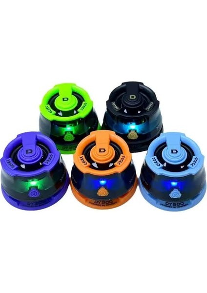 DY200 Açık Hava Manyetik Bluetooth Hoparlör Kablosuz Taşınabilir Mini Seyahat Stereo Hoparlör Rgb Renkli Işık ve Telefon Tutucu