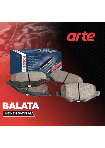 Nissan Qashqai 2014–2021 Uyumlu | Bosch Ön ve Arka Fren Balatası Takımı |