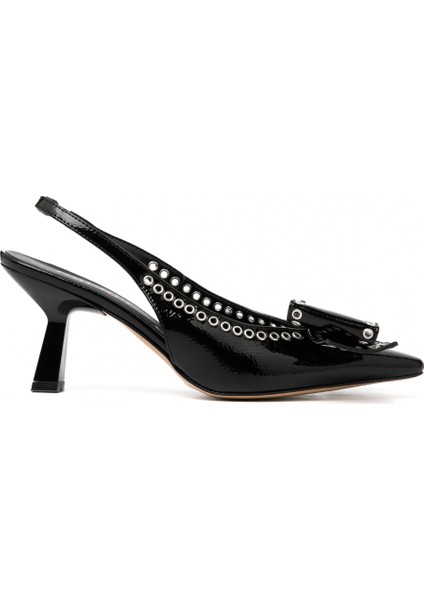 Kadın Topuklu/ Stiletto 3063041 (O) Nacree Naplack Nero Silver