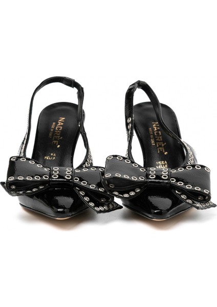 Kadın Topuklu/ Stiletto 3063041 (O) Nacree Naplack Nero Silver indirimleri
