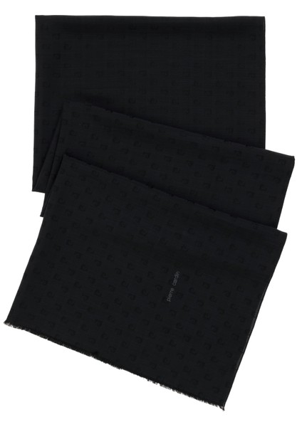 Kadın Siyah Ipek Karışımlı Şal 50307661-VR046