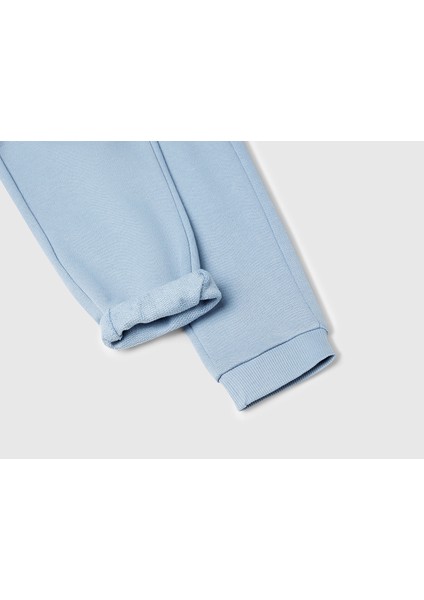 Erkek Bebek Mavi Arka Cebi Logo Eşofman Altı modelleri