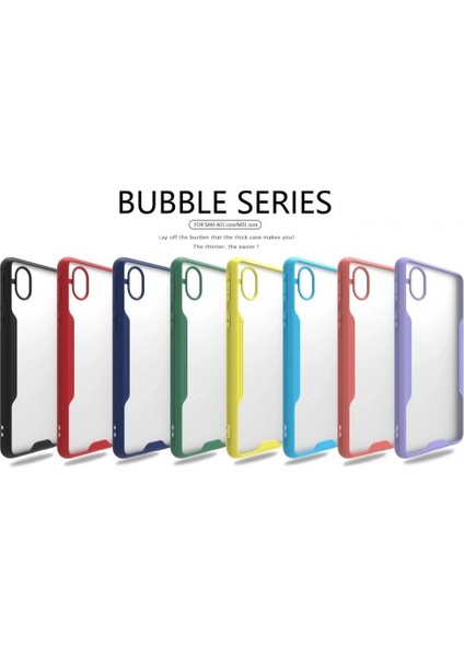 Newface Samsung Galaxy A01 Core Kılıf Platin Silikon - Lacivert modelleri