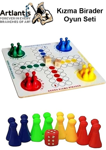 Kızma Birader Ahşap Tablalı 1 Paket Kızma Birader Eğlenceli Çocuk Aile Oyunu Çocuk Kutu Oyunu modelleri