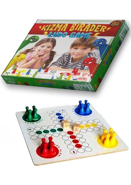 Kızma Birader Ahşap Tablalı 1 Paket Kızma Birader Eğlenceli Çocuk Aile Oyunu Çocuk Kutu Oyunu fırsatları