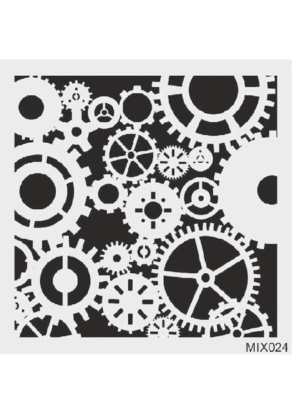 MİX024 Stencil 30X30