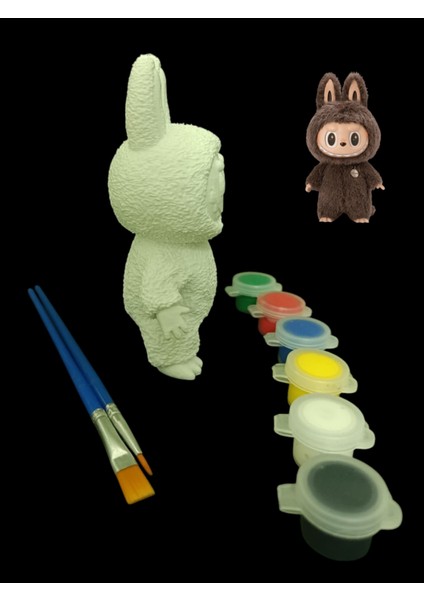 Labubu Karakteri 3D Figür Boyama Seti modelleri