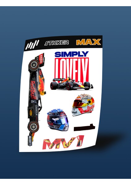 Max Verstappen Stıcker
