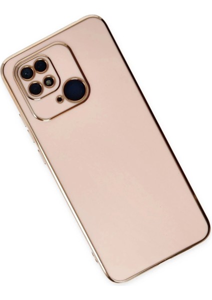 Newface Xiaomi Redmi 10C Kılıf Volet Silikon - Pembe modelleri