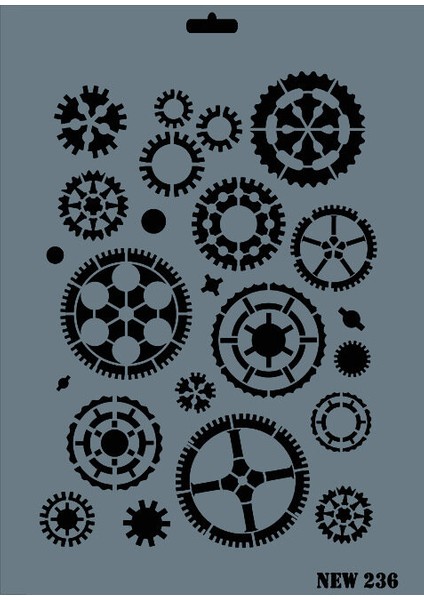 New 236 Stencil 25X35 cm