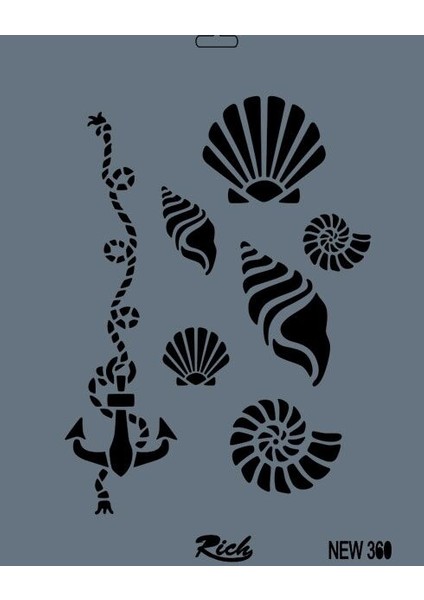 New 360 Stencil 25X35 cm