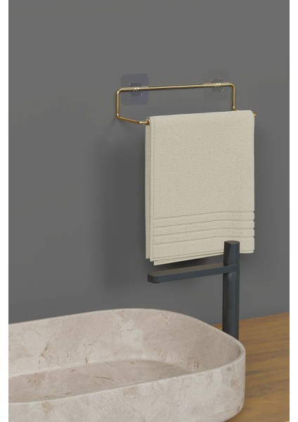 Yapışkanlı Havluluk Gold Altın Kaplama Havlu Askısı Metal Havluluk Banyo Mutfak Havluluğu fiyatları