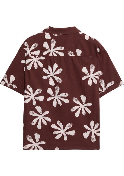 Saf Pamuklu Baskılı Gömlek (6–16 Yaş) fiyatları