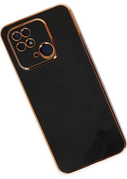 Newface Xiaomi Redmi 10C Kılıf Volet Silikon - Siyah modelleri
