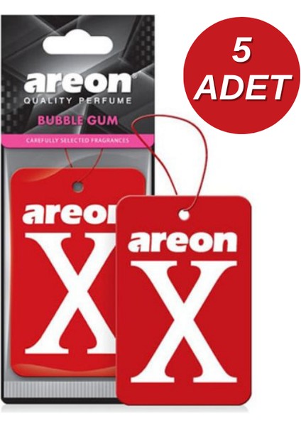 x Bubble Gum 5'li Oto Araç Kokusu