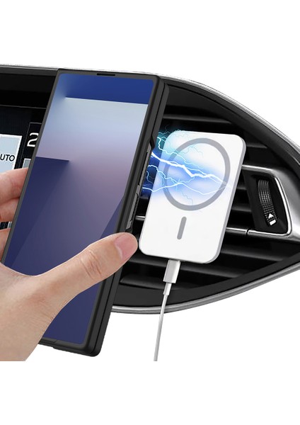 Nova Global Galaxy Z Fold 7 Kılıf Wireless Şarj Özellikli Zore Kıpta M-Safe Kapak indirimleri