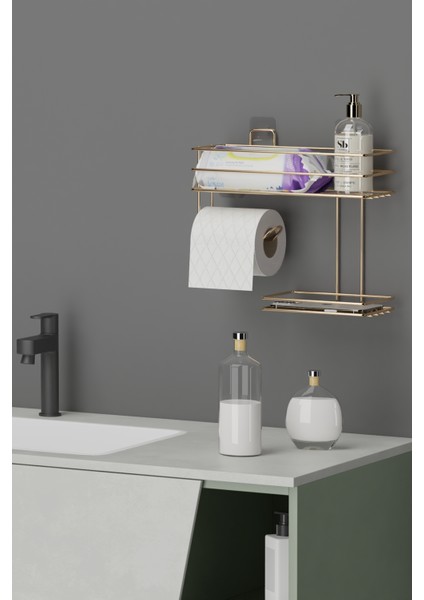 Tuvalet Banyo Hijyen Seti Telefon Sıvı Sabun Islak Mendil Hazneli Tuvalet Kağıtlık fiyatları