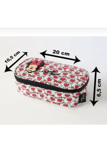 Çocuk Minnie Desenli Okul Sırt Çantası ve Kalemlik modelleri