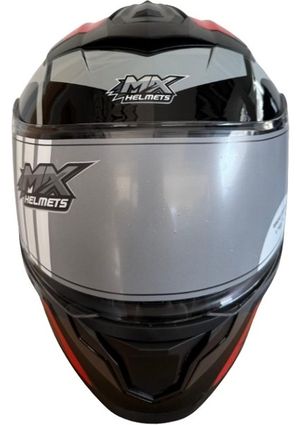 Mx 962 Çene Açılır Motosiklet Kaskı Mx1 Siyah Kırmızı modelleri