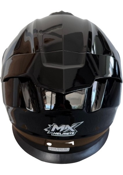 Mx 962 Çene Açılır Motosiklet Kaskı Mx1 Parlak Siyah fiyatları