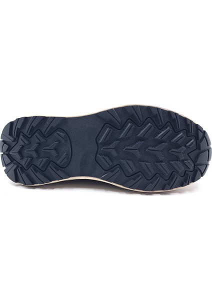 M22390 Hakiki Deri Yüksek Taban Erkek Kahverengi Şık ve Konfor Sneaker Ayakkabı